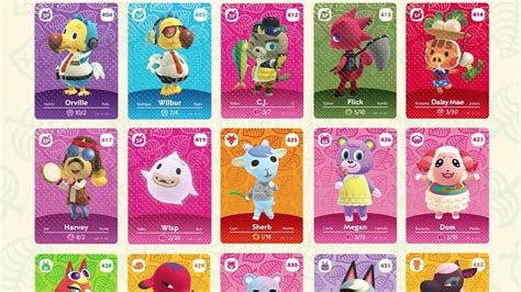 animal crossing amiibo number